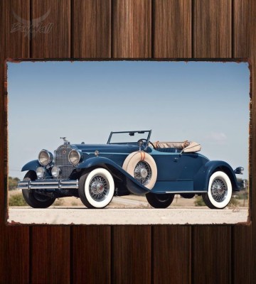 Металлическая табличка Packard Deluxe Eight Roadster